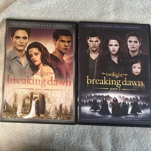 Twilight Breaking Dawn DVD Set